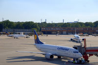 Tegel International Airport (closing in 2011), Berlin Germany (EDDT) - A bunch of Lufthansa jets around gate no. 13 - by Holger Zengler