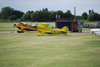 White Waltham Airfield Airport, White Waltham, England United Kingdom (EGLM) - By the pumps at White Waltham - by moxy