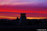 Santa Monica Municipal Airport (SMO) - Santa Monica's Airport Tower at dusk.  - by Fernando Sedeno