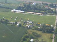 Noblesville Airport (I80) - Aircraft gathered for the EAA fly-in - by Bob Simmermon