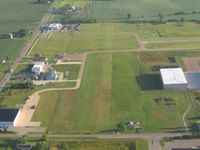 Abrams Municipal Airport (4D0) - Looking down the grass runway (36) - by Bob Simmermon