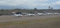 Kahului Airport (OGG) - The business jet parking area at OGG - by Kreg Anderson