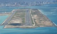 Honolulu International Airport (HNL) - A view of the reef runway at HNL - by Kreg Anderson