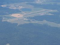 Vinton County Airport (22I) - Looking NE through the summer haze - by Bob Simmermon