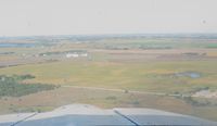 Glenwood Municipal Airport (GHW) - On final to runway 5 at Glenwood, MN. Some windshield cleaning needed? I think so! - by Kreg Anderson