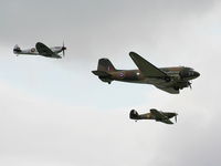 Hawarden Airport, Chester, England United Kingdom (EGNR) - BBMF displaying at the Airbus families day - by Chris Hall