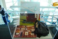 Rock Hill/york Co/bryant Field Airport (UZA) - Display about Bob Bryant's record setting flight - by Connor Shepard