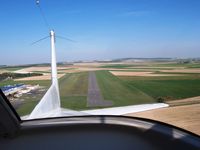 Reims Prunay Airport, Reims France (LFQA) - Taking off from Rwy 25 at Reims-Prunay - by Erdinç Toklu