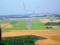 Pontoise Cormeilles-en-Vexin Airport - Short final on Rwy 05 with 2 whites and 2 reds (as usual) - by Erdinç Toklu