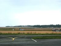Pontoise Cormeilles-en-Vexin Airport, Pontoise France (LFPT) - Mirage 2000 coming to a halt with chute deployed at Pontoise Air Show - by Erdinç Toklu