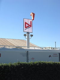 Santa Paula Airport (SZP) - AVFUEL sign-New bulk supplier for self-service refueling.. - by Doug Robertson