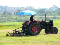 Verviers Airport - Mowing the lawn, it's tough job, but somebody 's got to do it..... - by Alex Smit