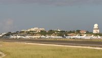 Princess Juliana International Airport, Philipsburg, Sint Maarten Netherlands Antilles (TNCM) - just a next view of the bravo ramp.  - by SHEEP GANG