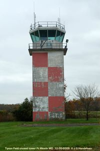 Tipton Airport (FME) - Old Army Air Field tower not in use - by J.G. Handelman