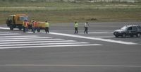Princess Juliana International Airport, Philipsburg, Sint Maarten Netherlands Antilles (TNCM) - Repairs being done on the tresh hold of runway 10 - by Daniel Jef