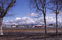 Buchanan Field Airport (CCR) - Part of the East ramp with Mt Diablo in the background. - by Bill Larkins