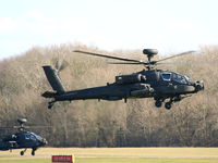 AAC Middle Wallop Airfield Airport, Andover, England United Kingdom (EGVP) - Army Air Corps Westland WAH-64 Apache AH1 673 Sqn - by Chris Hall