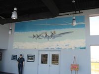 Grimes Field Airport (I74) - Some of the artwork at the Champaign Aviation Museum - by Bob Simmermon
