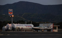 Cable Airport (CCB) - Fuel Island at sunrise - by Marty Kusch