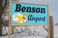 Benson Airport (6MN9) - Newer airport sign. - by Timothy Aanerud