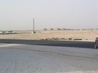 Al Udeid Air Base Airport, Doha Qatar (OTBH) - Al Udeid taxiway and runway - by CrewChief