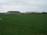 Pembrey Airport, Pembrey, Wales United Kingdom (EGFP) - The remaining two former F type sheds used for agricultural purposes. Located on the former RAF Station Pembrey airfield technical site. - by Roger Winser