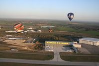 London Stansted Airport, London, England United Kingdom (EGSS) - Stansted, closed by volcanic ash, provides an opportunity for balloon flight - by Pete Hughes