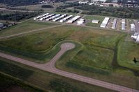 Anoka County-blaine Arpt(janes Field) Airport (ANE) - Compass rose - by Timothy Aanerud