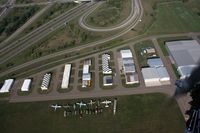 Anoka County-blaine Arpt(janes Field) Airport (ANE) - Southwest hangars - by Timothy Aanerud