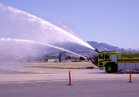 Buchanan Field Airport (CCR) - Fire fighting demonstration - by Bill Larkins