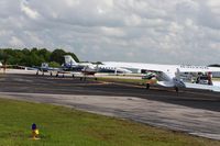 Lakeland Linder Regional Airport (LAL) - Lined up for departure during Sun N Fun 2010. - by Bob Simmermon