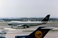 London Heathrow Airport, London, England United Kingdom (EGLL) - An unidentified Lufthansa Boeing 747 taxying at Heathrow Airport in 1975. - by Malcolm Clarke