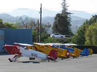 Santa Paula Airport (SZP) - Early Arrivals-National Bucker Fly-In - by Doug Robertson