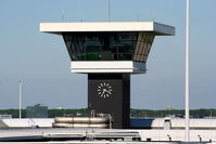 Amsterdam Schiphol Airport, Haarlemmermeer, near Amsterdam Netherlands (EHAM) - Tower on Pier D at Amsterdam Schiphol Airport - by Chris Hall