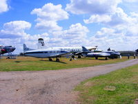 Coventry Airport, Coventry, England United Kingdom (EGBE) - static display area at Coventry 'Airbase' - by Chris Hall