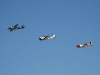 Camarillo Airport (CMA) - Three Beech T-34 MENTORS Formation Flight - by Doug Robertson