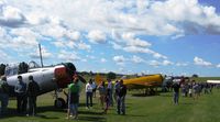 Battle Lake Municipal Airport (00MN) - A view of the warbird lineup at the 4th annual Gerry Beck Memorial Fly-in in Battle Lake, MN. - by Kreg Anderson