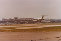 Minneapolis-st Paul Intl/wold-chamberlain Airport (MSP) - Republic DC-9 over the numbers rwy 11L. - by GatewayN727