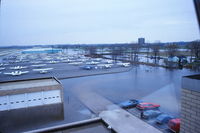 Dupage Airport (DPA) - Flooding seen from the Control Tower looking WNW - by Glenn E. Chatfield