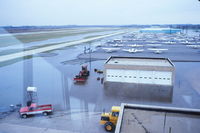 Dupage Airport (DPA) - Flooding seen from the Control Tower looking west - by Glenn E. Chatfield