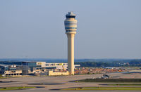 Hartsfield - Jackson Atlanta International Airport (ATL) - New tower at KATL, adjacent to the new International Terminal. - by concord977