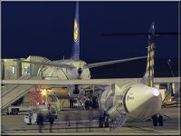 Paris Charles de Gaulle Airport (Roissy Airport), Paris France (LFPG) - hub DLH by night - by Jean Goubet/FRENCHSKY