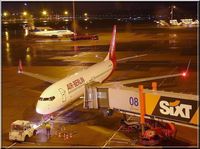 Hamburg Airport - Air Berlin by night - by Jean Goubet/FRENCHSKY