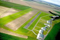 Le Plessis-Belleville Airport, Le Plessis-Belleville France (LFPP) - LFPG with work being carried out on grass runway, which explains its brownish color. - by BernardDelfino