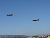 Camarillo Airport (CMA) - Formation Flyover-two Lockheed P-38 LIGHTNINGS, N7723C in lead & N138AM, at 2010 Wings Over Camarillo 30th Annual Airshow. (About half of the World's airworthy Lockheed P-38s you are seeing in one photo) - by Doug Robertson