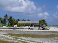 Maupiti Airport - Just arrived in Maupiti airport - by Christophe LASSAGNE