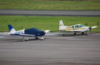 Swansea Airport, Swansea, Wales United Kingdom (EGFH) - Resident aircraft. - by Roger Winser