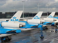 Amsterdam Schiphol Airport, Haarlemmermeer, near Amsterdam Netherlands (EHAM) - KLM MD-11's at Schipol - by Chris Hall