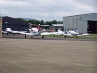 Gloucestershire Airport, Staverton, England United Kingdom (EGBJ) - One of the GA Ramps at GLO - by Manxman