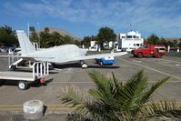 Arrecife Airport (Lanzarote Airport), Arrecife Spain (GCRR) - The former EC-BND outside the Lanzarote Aviation Museum - in the grounds of the current Airport - by Terry Fletcher